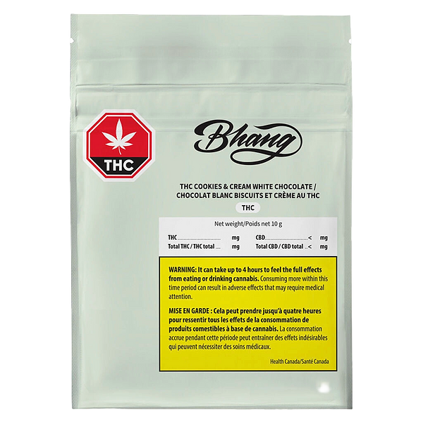 Bhang - Thc Cookies And Cream White Chocolate