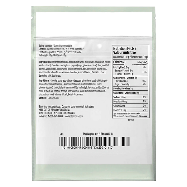 Bhang - Thc Cookies And Cream White Chocolate