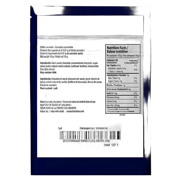 Bhang - Thc Dark Chocolate Bar