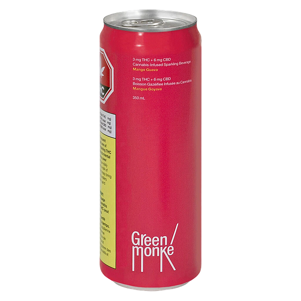 Green Monke - Mango Guava Sparkling Soda