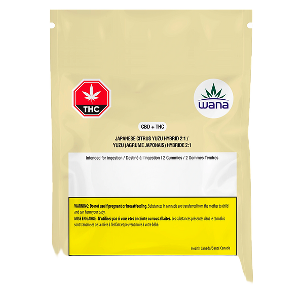 Wana - Japanese Citrus Yuzu 2:1 Sour Soft Chews