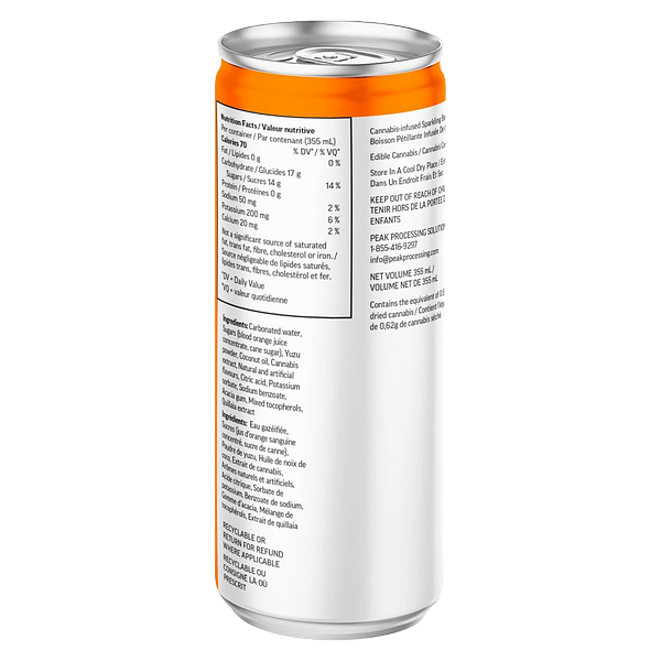 Collective Project - Blood Orange Yuzu & Vanilla Sparkling Juice