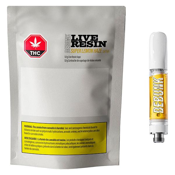 DEBUNK - Super Lemon Haze Live Resin 510 Thread Cartridge image 4
