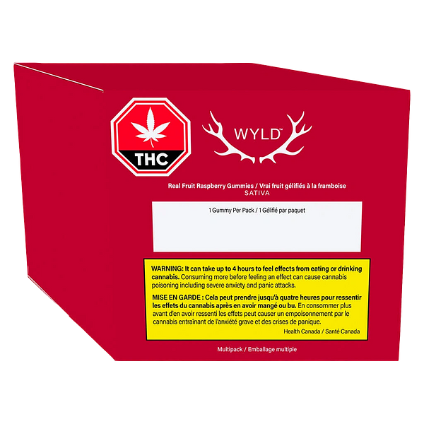 Wyld - Real Fruit Raspberry Soft Chew