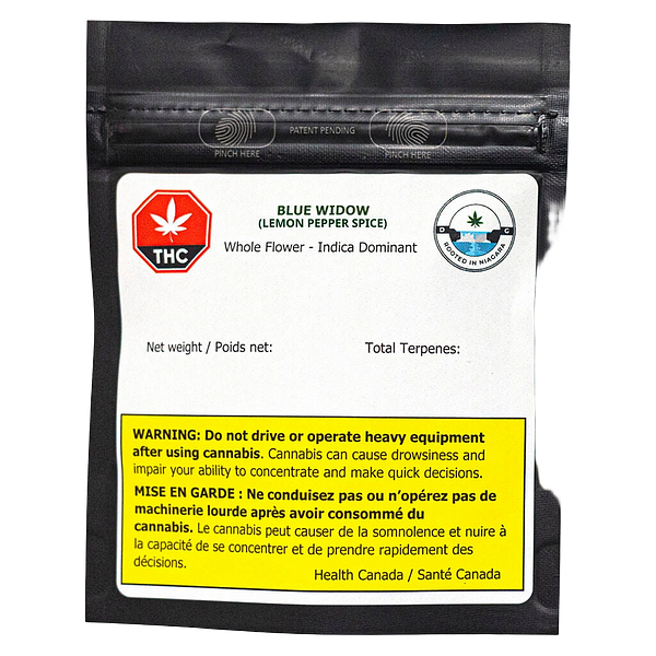 Dykstra Greenhouses - Blue Widow (Lemon Pepper Spice)