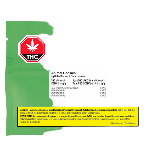 Camp River Cannabis - Animal Cookies Milled Flower