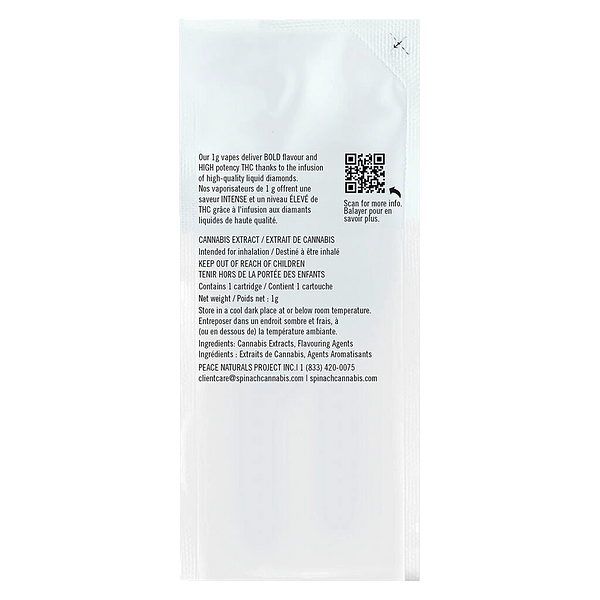 Spinach - Blueberry Dynamite 510 Thread Cartridge