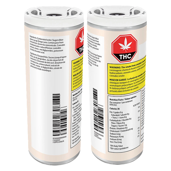 Sense & Purpose - Refocus: Sparkling Green Tea Lemonade With Ginger