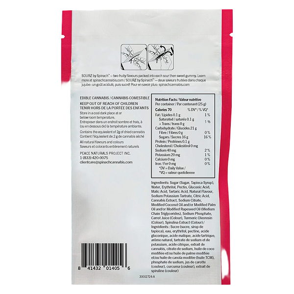 SOURZ by Spinach - Cherry Lime