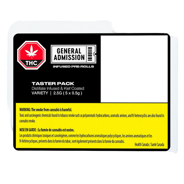 General Admission - Distillate Infused Pre Roll Taster Pack
