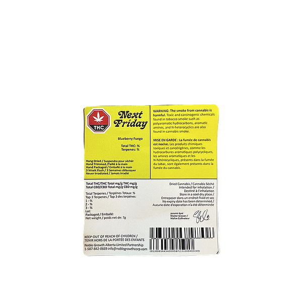 Next Friday - Blueberry Fuego