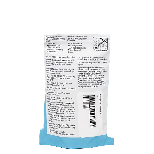 Rebound by Stewart Farms - Blueberry Sunset Cbd Salt Soak