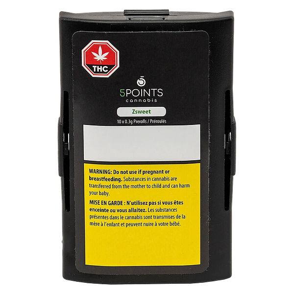 5 Points Cannabis - Zsweet Pre Roll