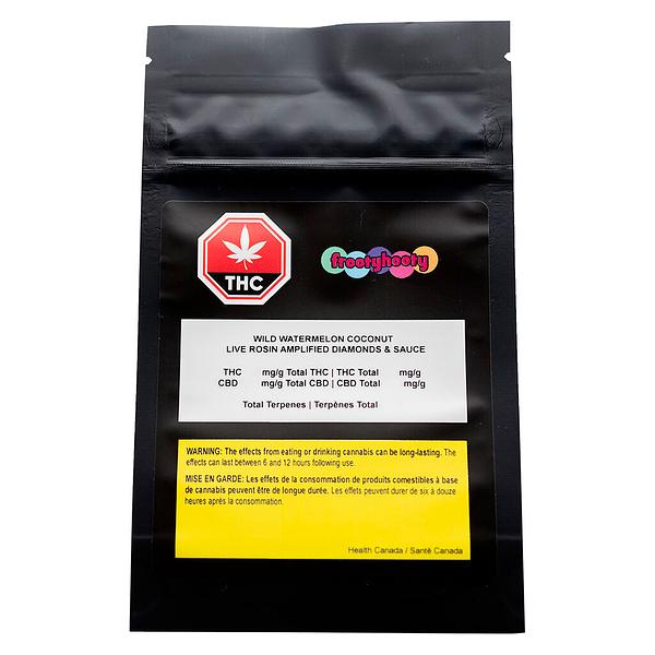 Frootyhooty - Wild Watermelon Coconut Diamonds in Live Rosin Sauce image 2