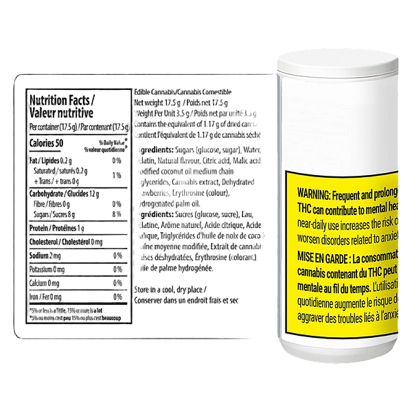 Pearls by grön - Cbn:Thc Strawberry Melon 4:1