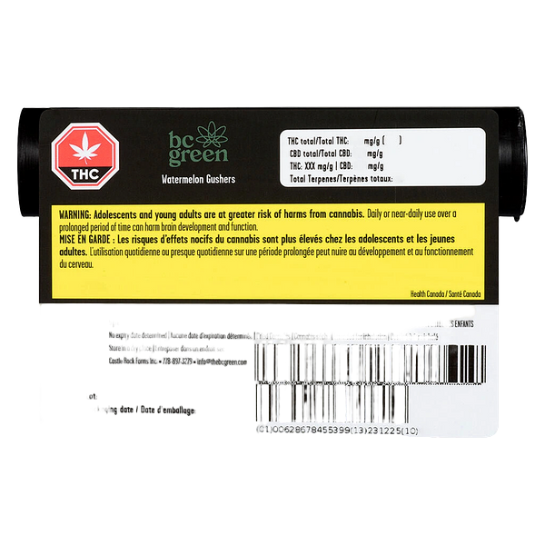BC Green - Watermelon Gushers Pre Roll