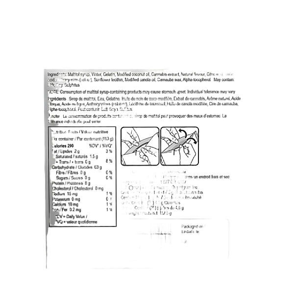 Monjour Bare - Twilight Tranquility Cbd:Cbn:Cbg Soft Chews