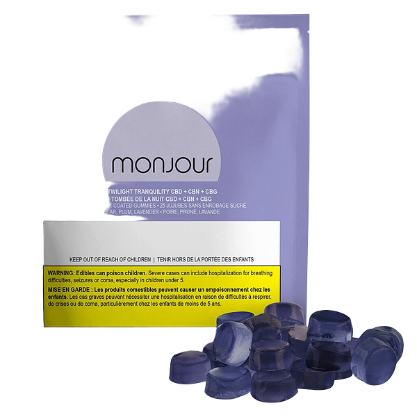 Monjour Bare - Twilight Tranquility Cbd:Cbn:Cbg Soft Chews