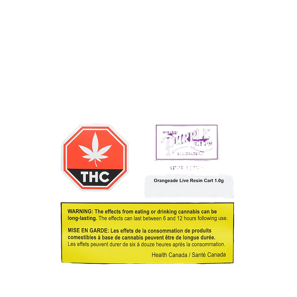 Purple Hills - Orangeade Live Resin 510 Thread Cartridge