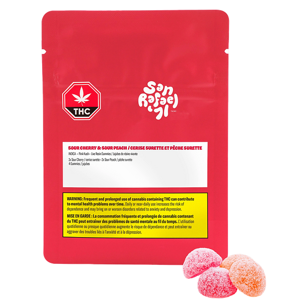 San Rafael '71 - Sour Cherry & Peach Live Resin Soft Chews