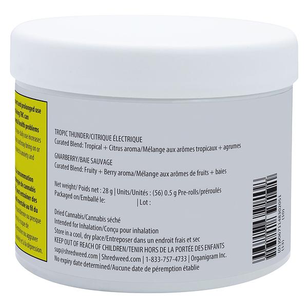 SHRED - Big Jar of Joints Tropic Thunder + Gnarberry Pre-Roll  image 3