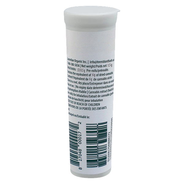 Tremblant Cannabis - Sweet Cherry Hash Infused Joints