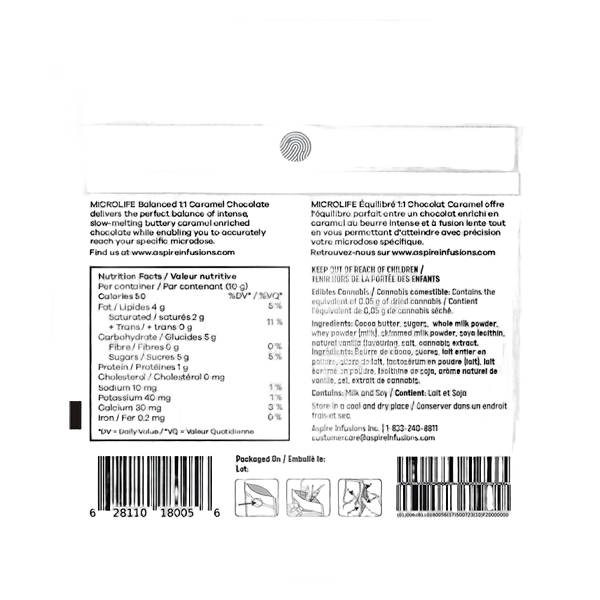 ASPIRE - Microlife Balanced 1:1 Caramel Chocolate