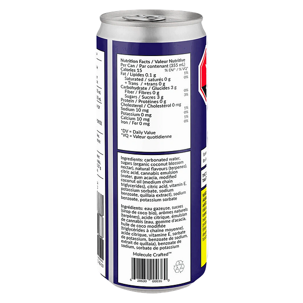 Phresh Strains - Blackberry Kush Sparkling Water