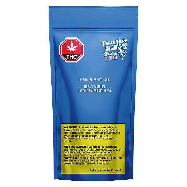 Papa's Herb - Hybrid Blueberry Zlshie 510 Thread Cartridge