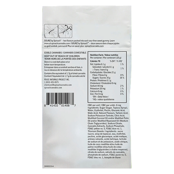 Spinach FEELZ - Thc+Cbc Mango Lime Soft Chews