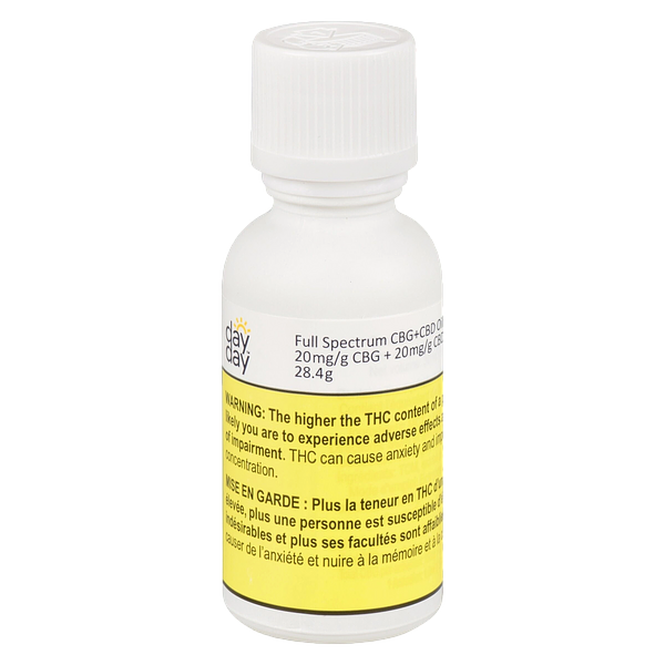 Day Day - Full Spectrum Cbg+Cbd Oil