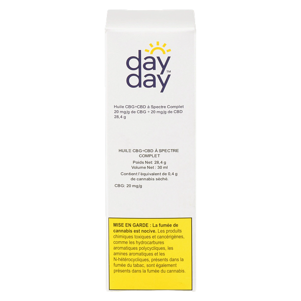 Day Day - Full Spectrum Cbg+Cbd Oil