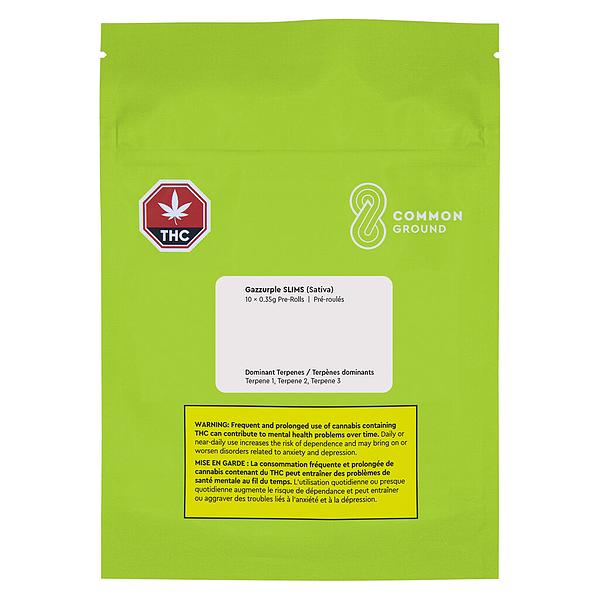 Common Ground - Gazzurple Slims Pre Roll image 2