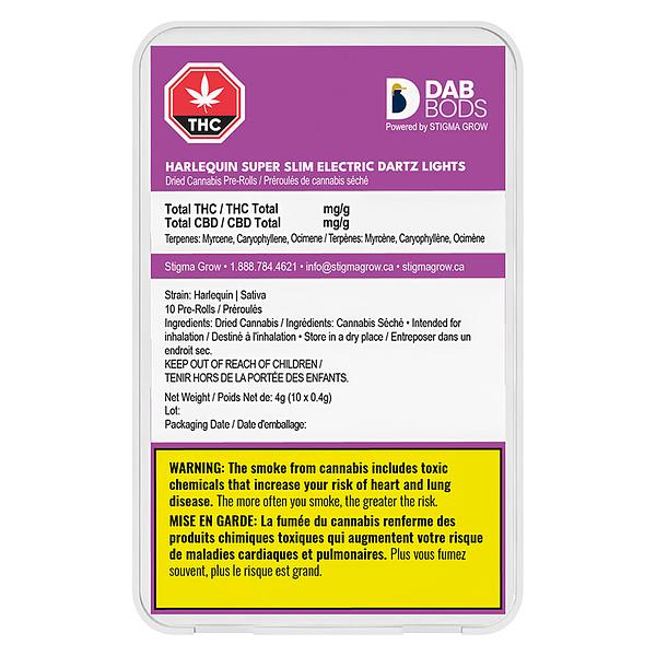 Dab Bods - Harlequin Super Slim Electric Dartz Lights Pre Roll image 2