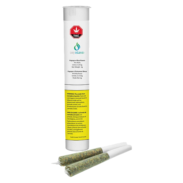 Dry Island - Papaya x Blue Power Pre Roll 
