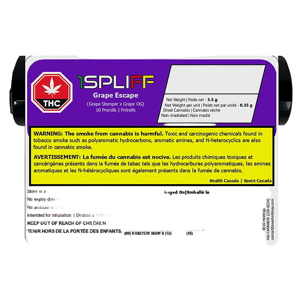 1Spliff - Grape Escape Pre-Roll