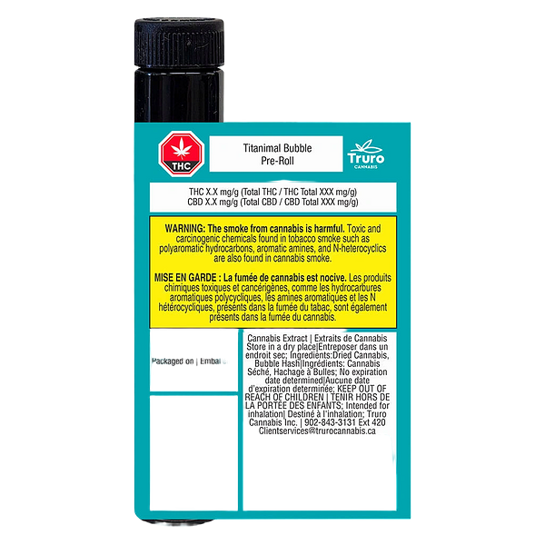 Truro - Titanimal Bubble Infused Pre-Roll
