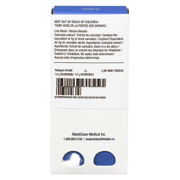 IRIS Labs - Purple Sundaze Live Resin 510 Thread Cartridge