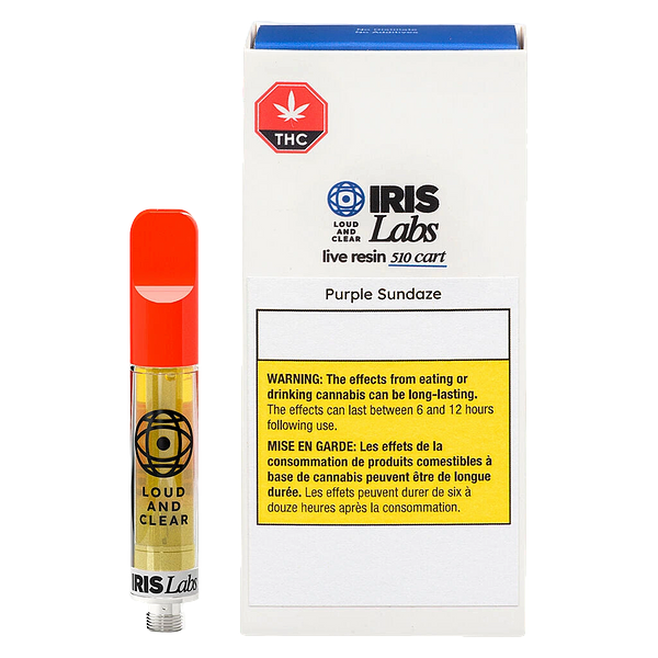 IRIS Labs - Purple Sundaze Live Resin 510 Thread Cartridge
