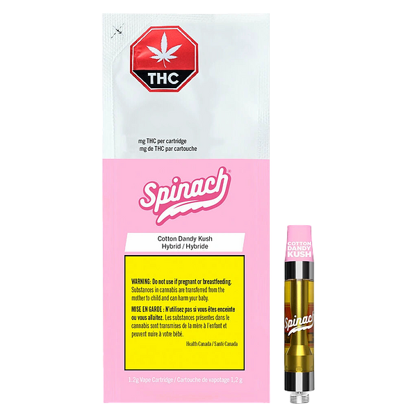 Spinach - Cotton Dandy Kush 510 Thread Cartridge