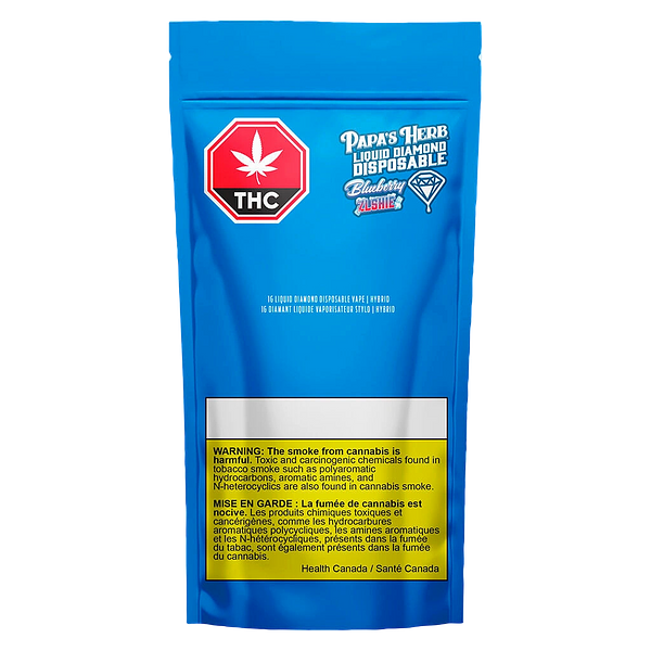 Papa's Herb - Hybrid Blueberry Zlshie - Liquid Diamond Disposable