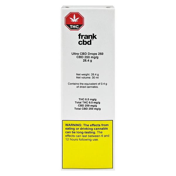 Frank CBD - Ultra CBD Drops 250 image 2