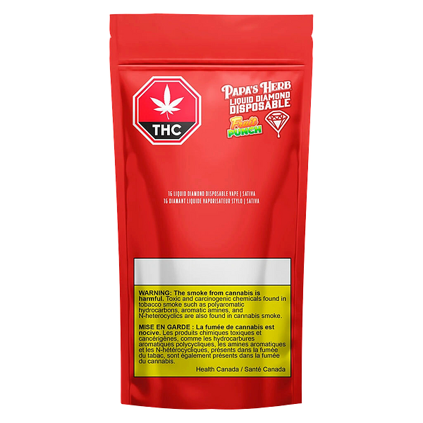Papa's Herb - Sativa Fruit Punch Liquid Diamond Disposable