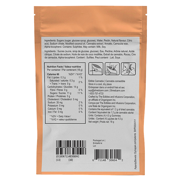 SHRED'EMS Pop! - Orangezilla Float THC:CBD