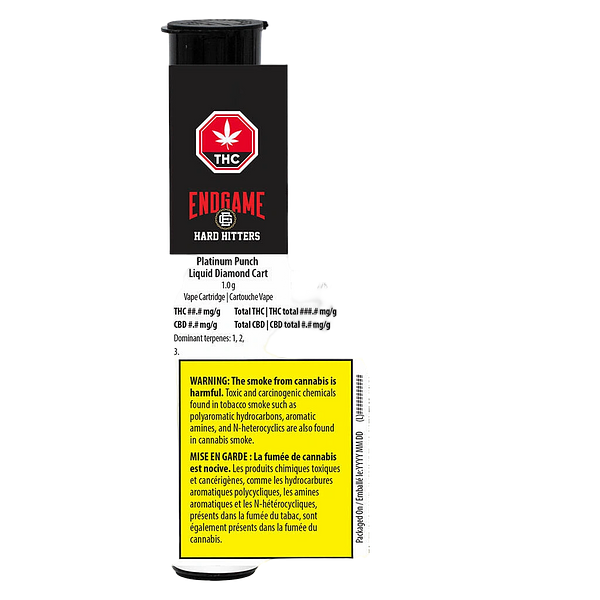 Endgame - Hard Hitters Plat Punch Liquid Diamond 510 Thread Cartridge