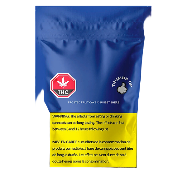 Thumbs Up - Frosted Fruit Cake x Sunset Sherb