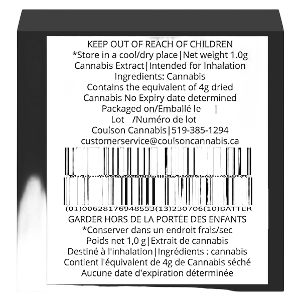 Port North - Full Spectrum Cold Cured Live Rosin Batter