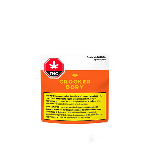 Crooked Dory - Premium Indica Shatter
