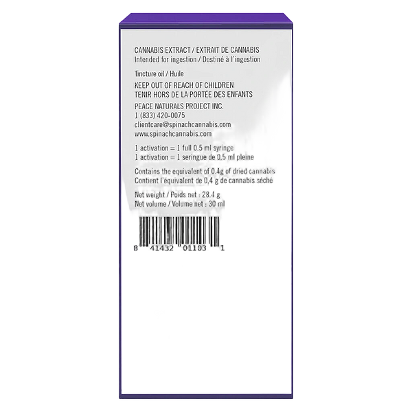 Spinach FEELZ - Deep Dreamz THC + CBN Drops