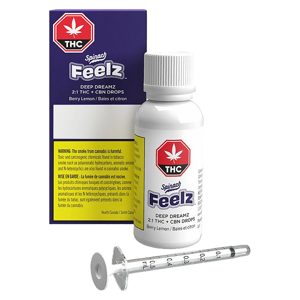 Spinach FEELZ - Deep Dreamz THC + CBN Drops